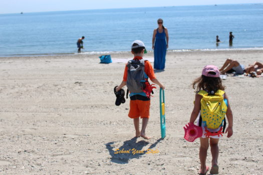 beach day school yard style